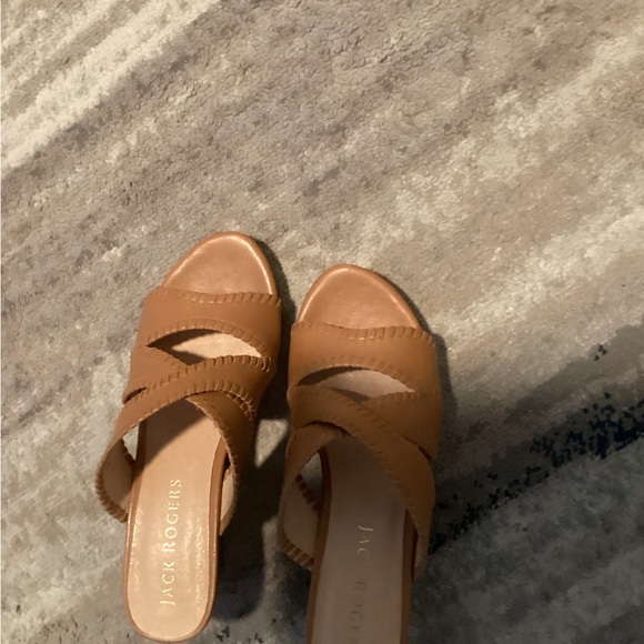 Jack Rogers Brown Slide Sandals - Picture 2 of 5